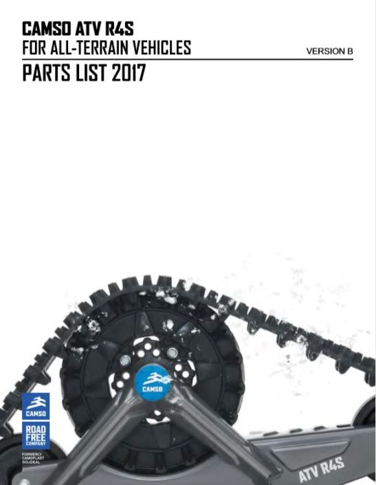 2017 Camso R4S Parts Manual